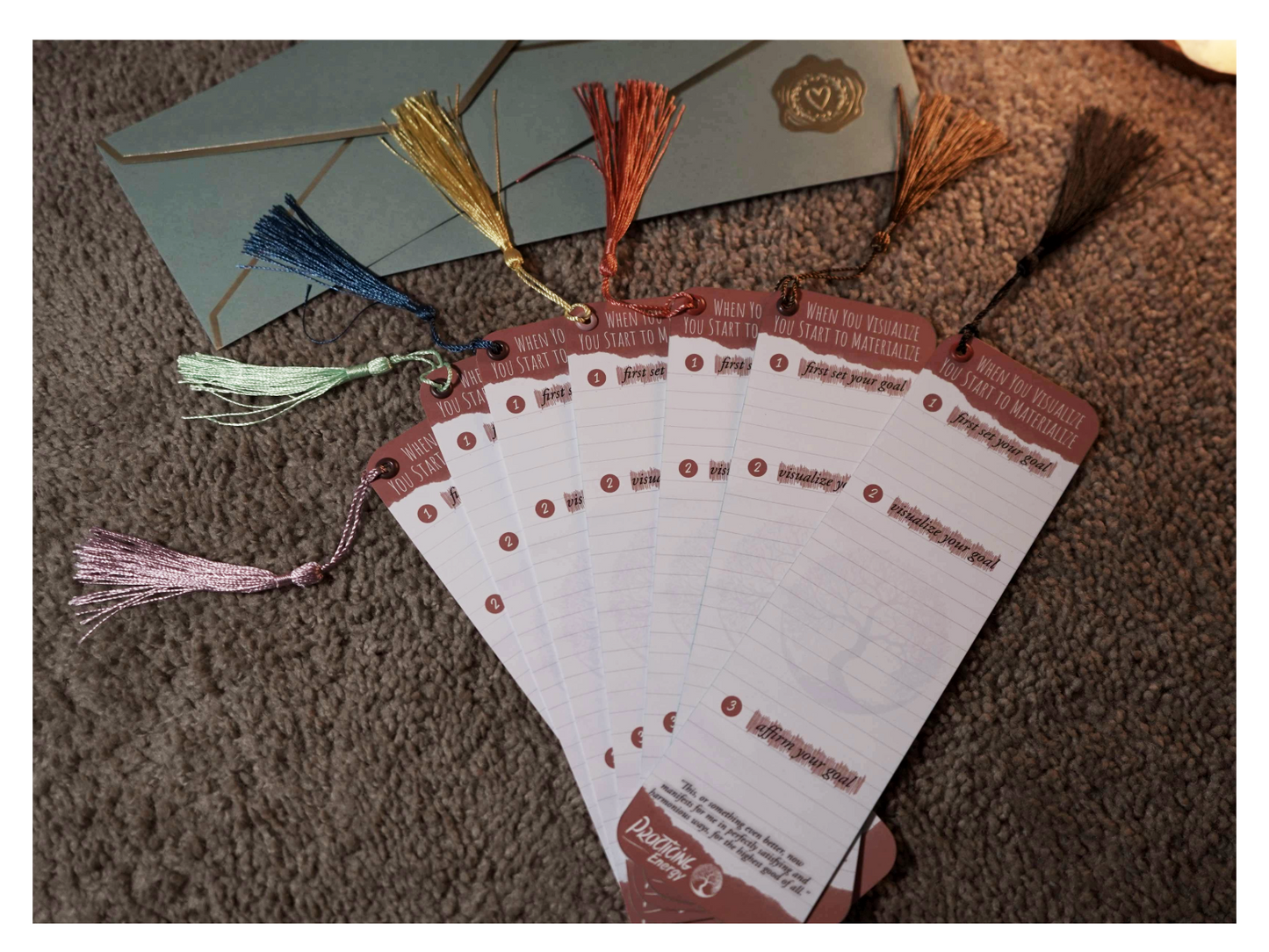 Visualization Goal-Setting Bookmarks by Practicing Energy