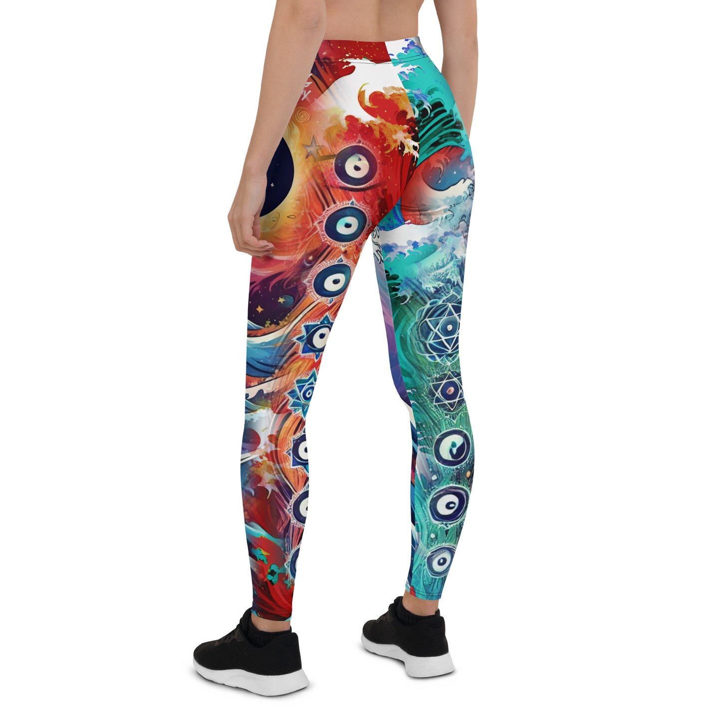 Cosmic Flow Yin Yang Chakra Leggings