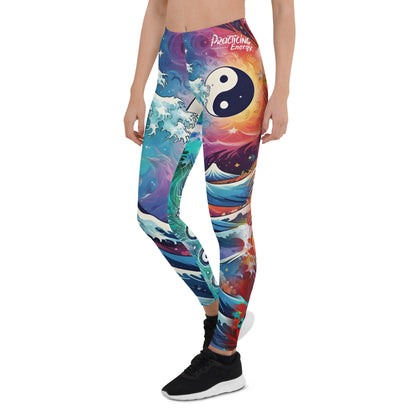 Cosmic Flow Yin Yang Chakra Leggings