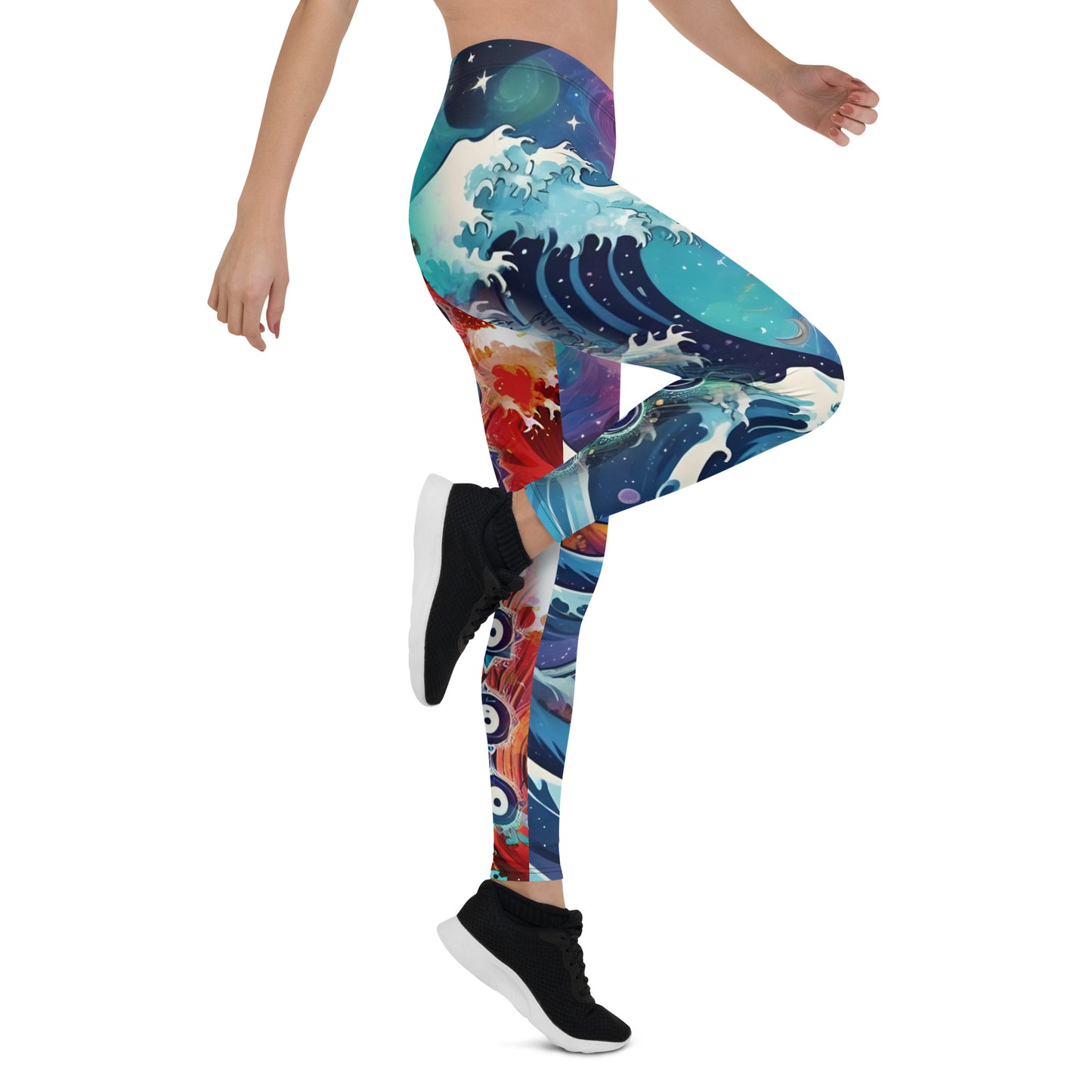 Cosmic Flow Yin Yang Chakra Leggings