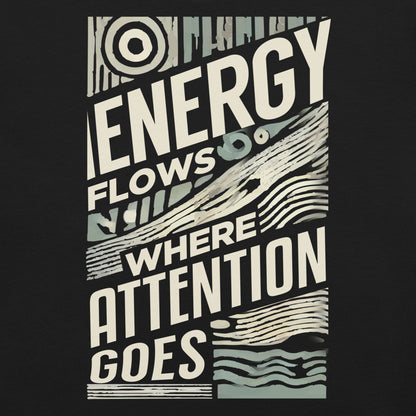 Energy Flows T-Shirt - Practicing Energy's Practitioners of Masculine Energy Wear Collection