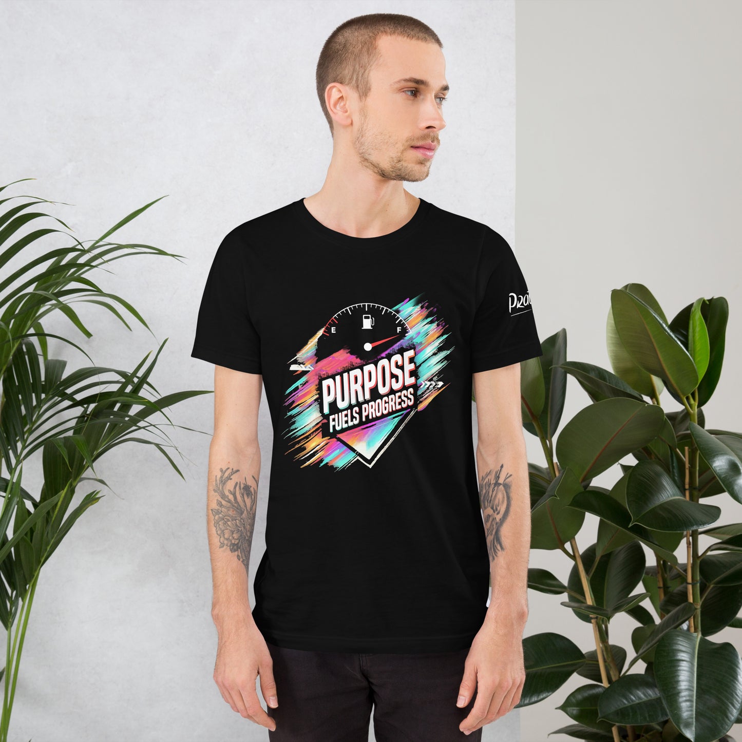 Purpose Fuels Progress T-Shirt - Practicing Energy's Practitioners of Masculine Energy Wear Collection