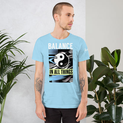 Balance In All Things T-Shirt - Practicing Energy's Practitioners of Masculine Energy Wear Collection