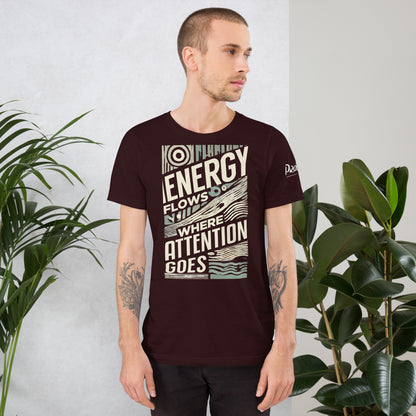 Energy Flows T-Shirt - Practicing Energy's Practitioners of Masculine Energy Wear Collection