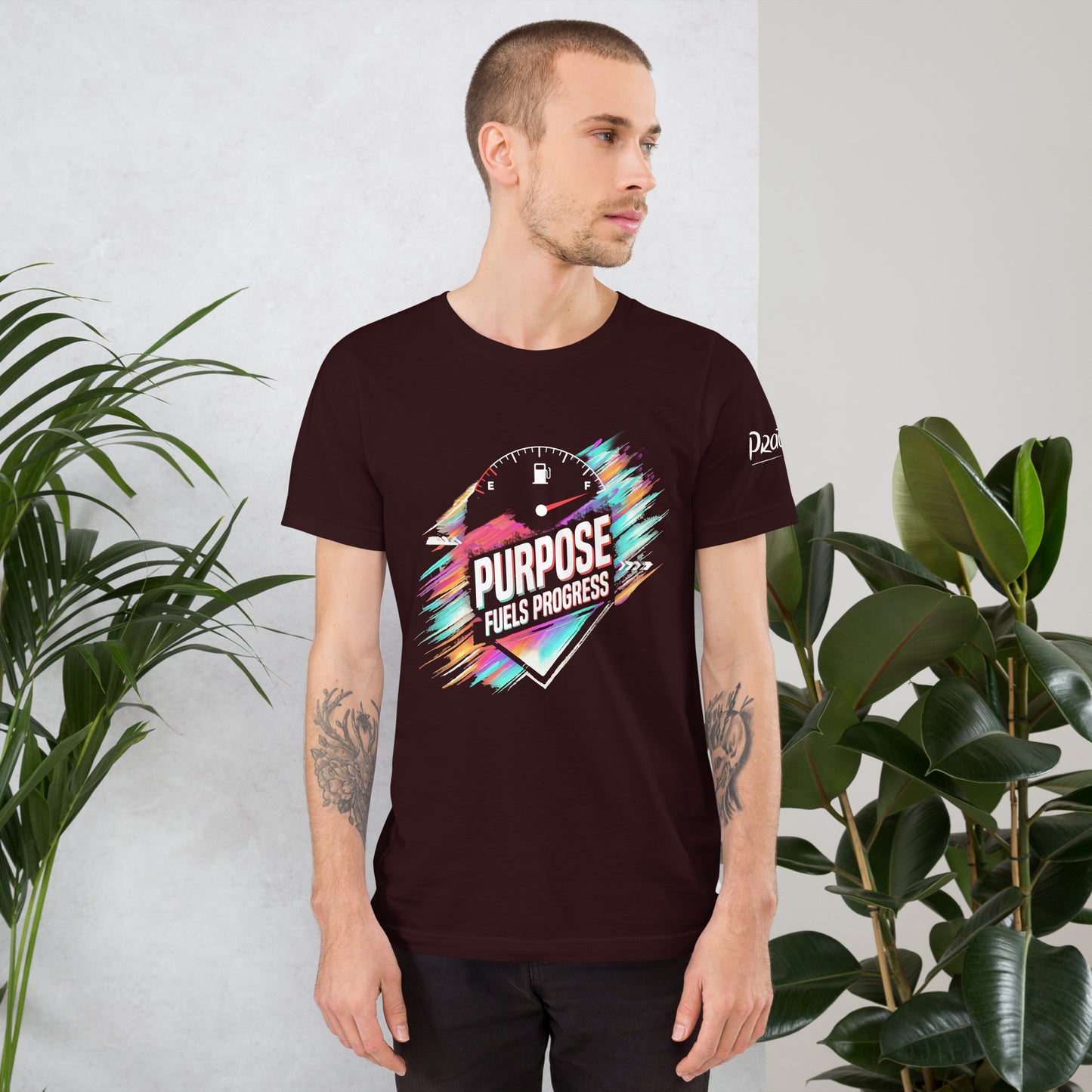 Purpose Fuels Progress T-Shirt - Practicing Energy's Practitioners of Masculine Energy Wear Collection